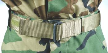 Certified Marine Martial Arts Rigger Belt - Green Medium