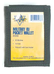 Military I.D./Pocket Wallet-Black