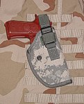 Canted MOLLE Tactical Holster - Left MultiCam