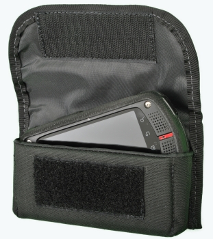 Horizontal Padded Smart Phone Pouch With Adjustable Belt Loop