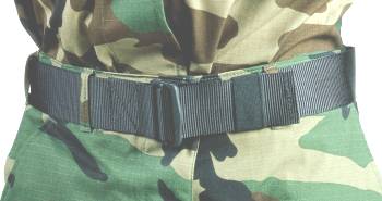 Military Rigger Belt- Black Large