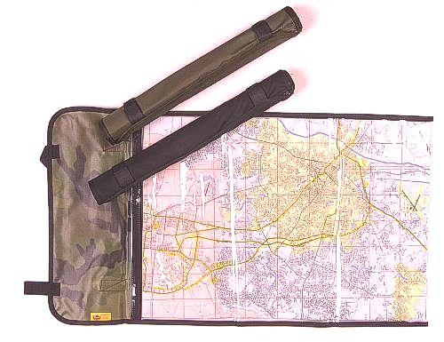 Rolled Map Case - Black